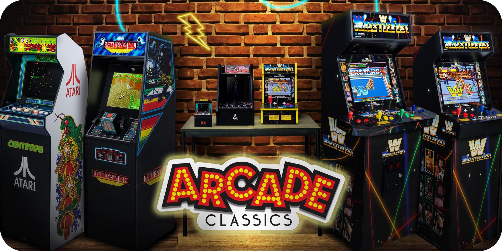 Arcade Classics floor cabinets