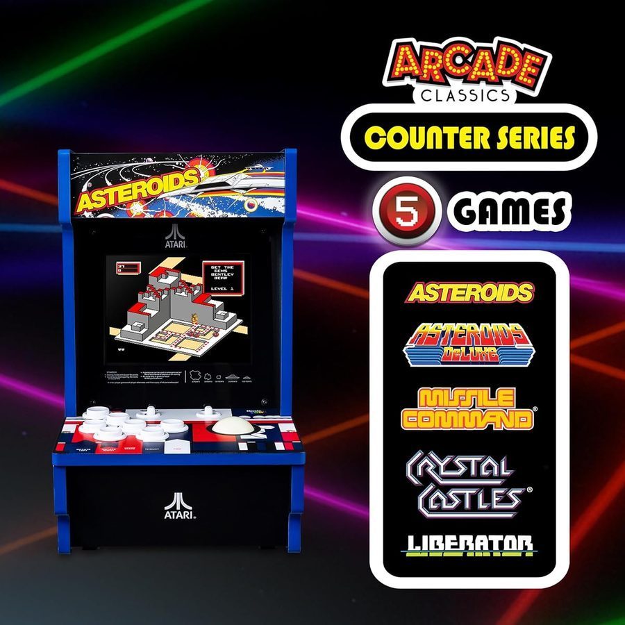 Asteroids Counter Series Arcade Machine — view 2