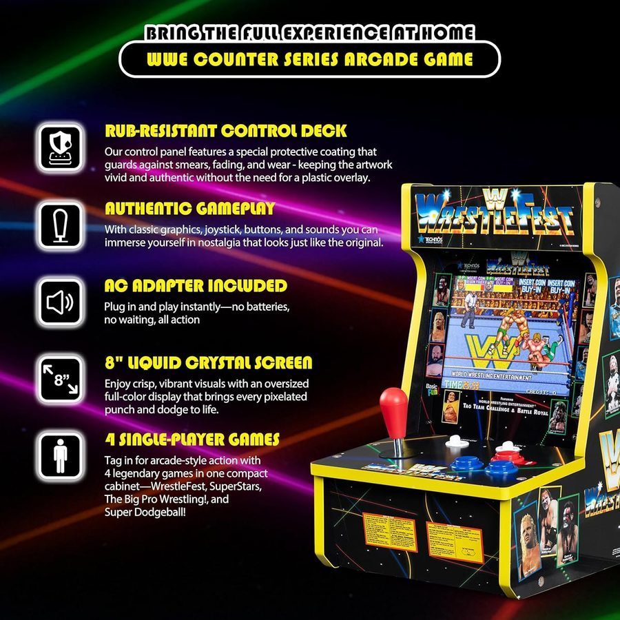 WWE Counter Series Arcade Machine — view 3